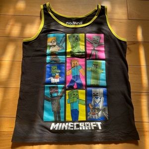 Minecraft Character Graphic Tank Top Boys
